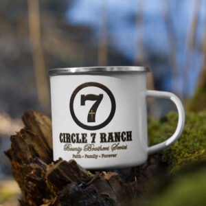 Circle 7 Ranch Enamel Mug
