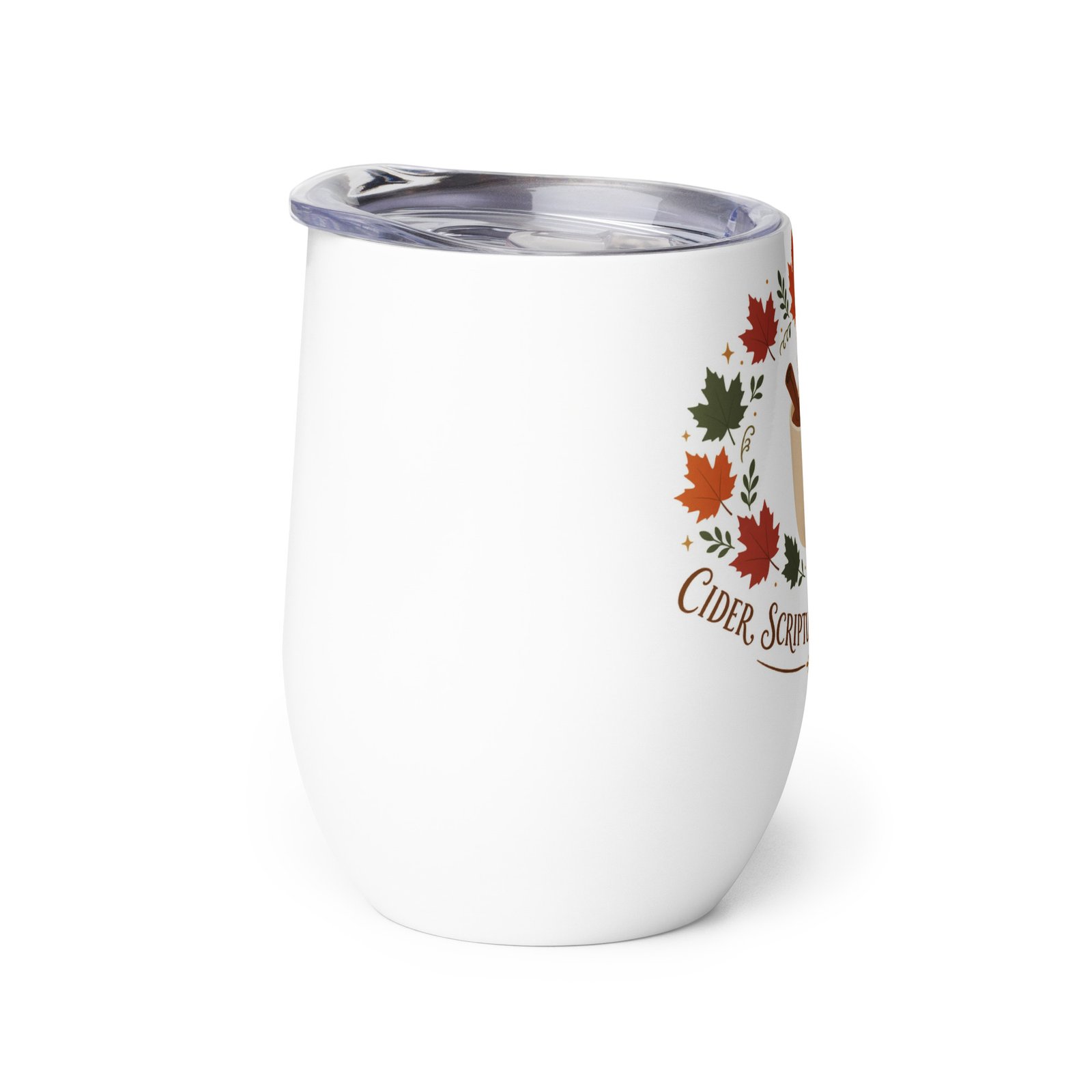 Cider, Scripture, Romance Wine tumbler - Image 4