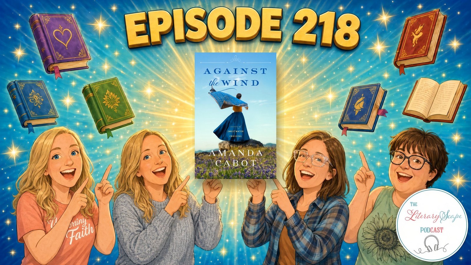 Against the Wind by Amanda Cabot: A Christian Historical Romance Book Discussion (Secrets of Sweetwater Crossing, Book 2)